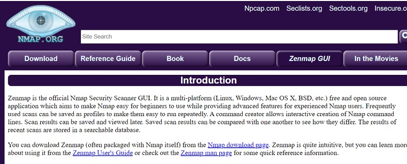 Escáner de IP de seguridad Zenmap para Mac y Windows