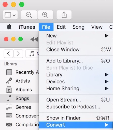 Convierta WAV a MP4 con iTunes