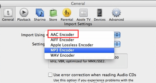 Convertir MP4 a M4A en iTunes