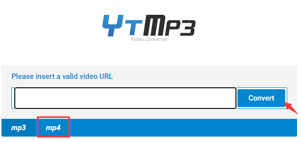 Convierta YouTube a MP4 a través de YTMP3
