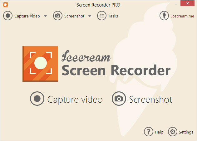 Grabar pantalla con grabador de pantalla Icecream