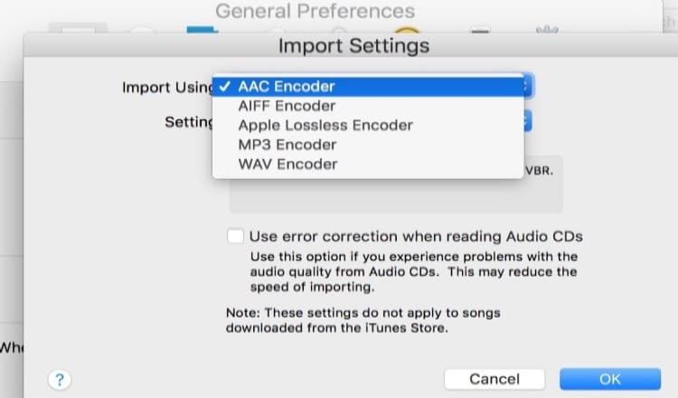 Convierta CDA a MP3 en Mac usando iTunes