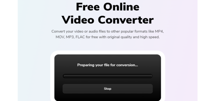 El mejor convertidor en línea de AAC a MP4