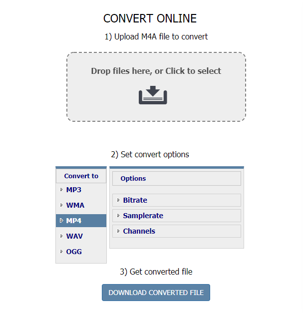 Convierte M4A a MP4 con CoolUtils