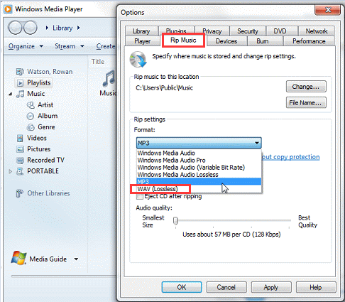 Convertir AVI a WMV con Windows Media Player