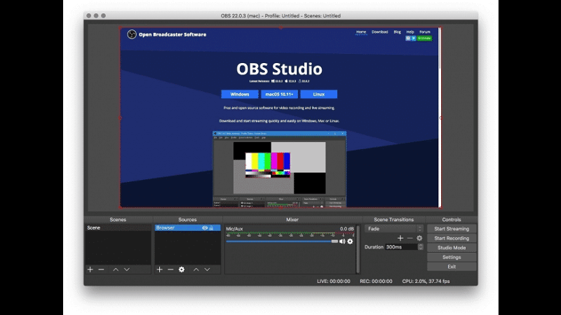 Grabar pantalla con OBS Studio