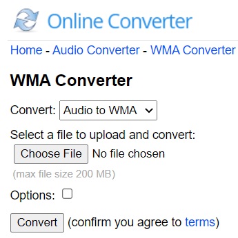 Convierta WMV a WMA con herramientas en línea