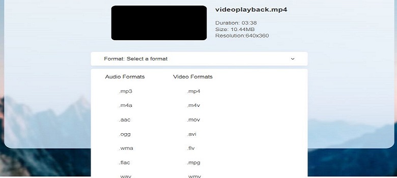 Convertidor de video MPG en línea
