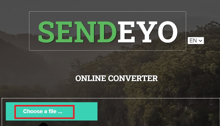 Convierta MOD a MOV con Sendeyo Online Converter
