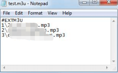 Convierta M3U a MP3 usando el Bloc de notas