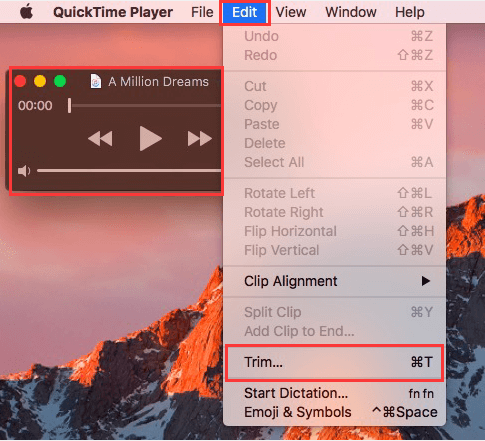 Recortar video en QuickTime