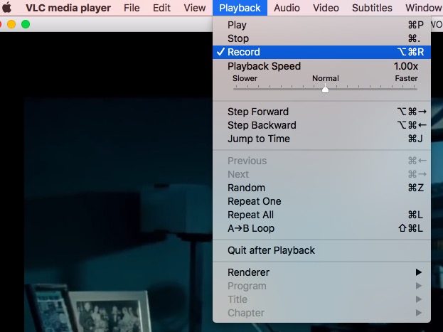 Recortar un video en VLC en Mac