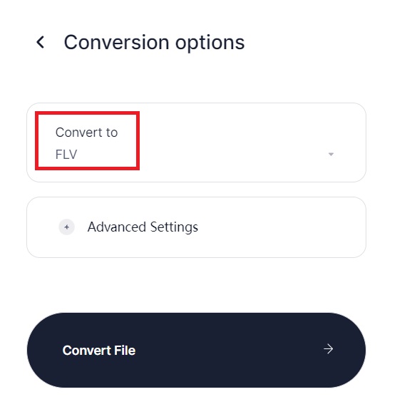 Use Veed para convertir MKV a FLV