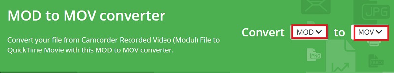 Convierte MOD a MOV gratis