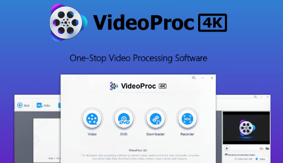 Convertidor de video VideoProc 4K