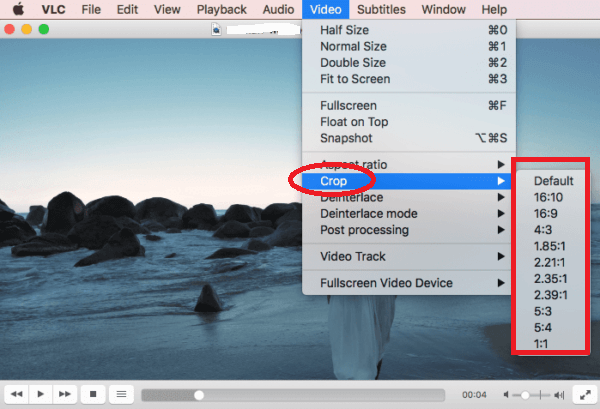 Recortar un video en Mac en VLC
