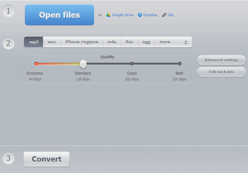 Convierte WAV a MP3 gratis